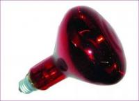 Лампа ИКЗК 250Вт 220-250 Е27 инфракрасная, для животных красная(гофра)