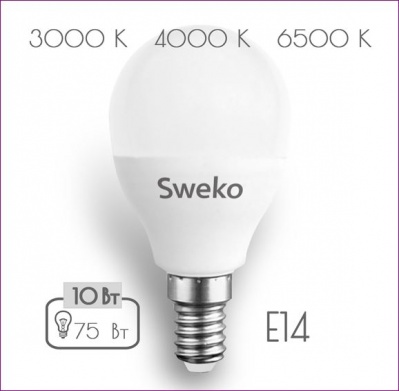  Sweko 42  G45 10 6500K E14 880